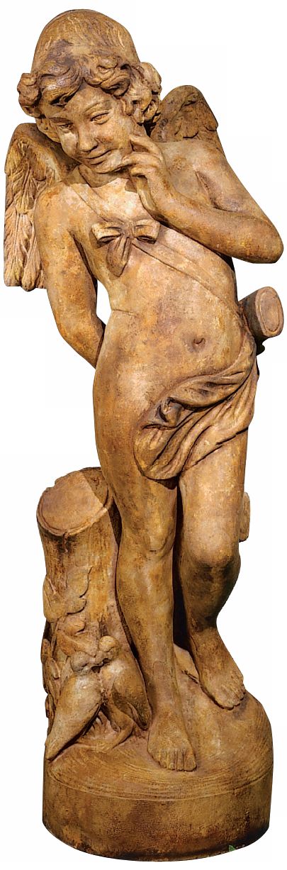 Henri Studios Standing Cupid Garden Accent Sculpture