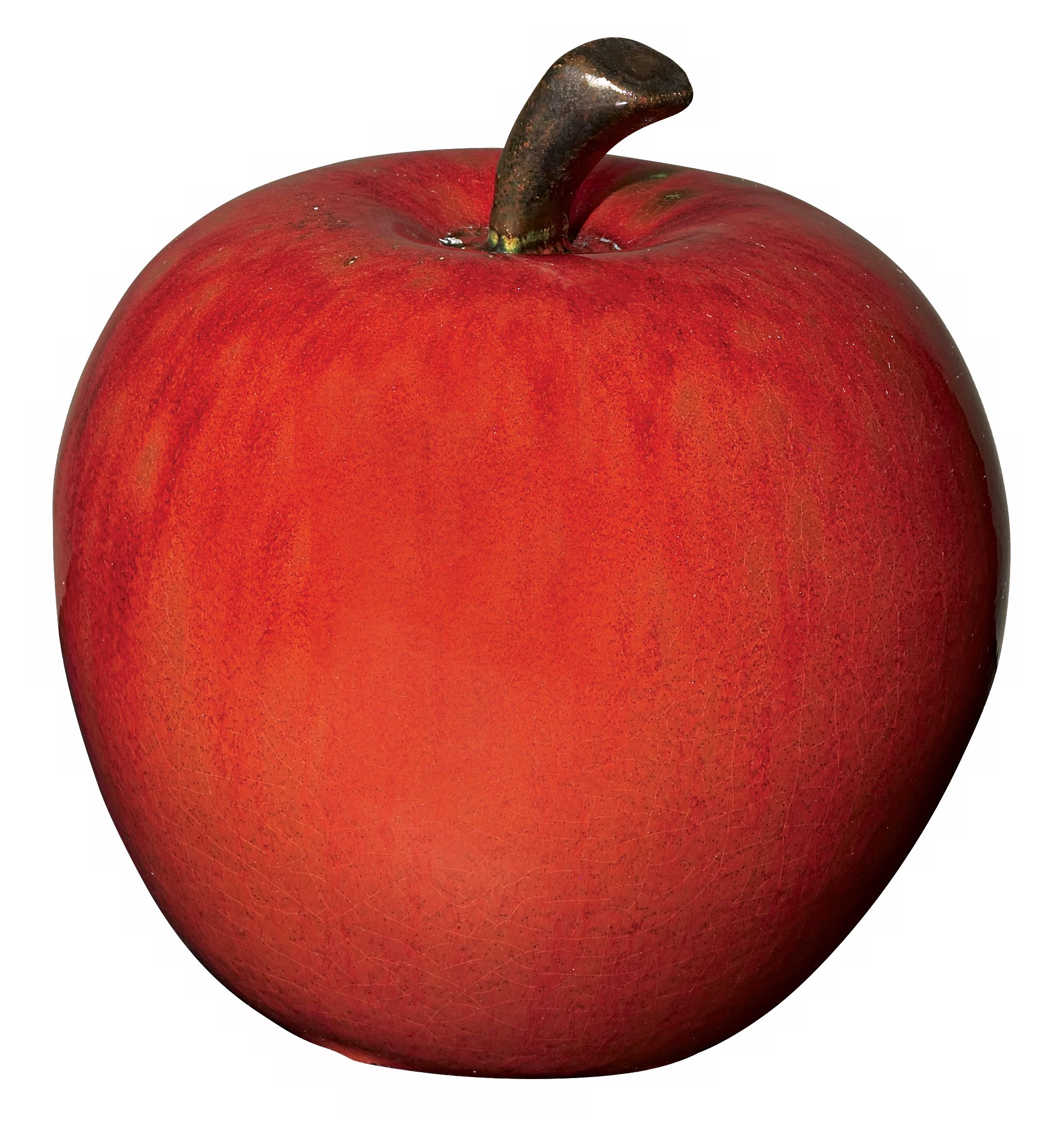 Red Ceramic Apple Decorative Object 26392