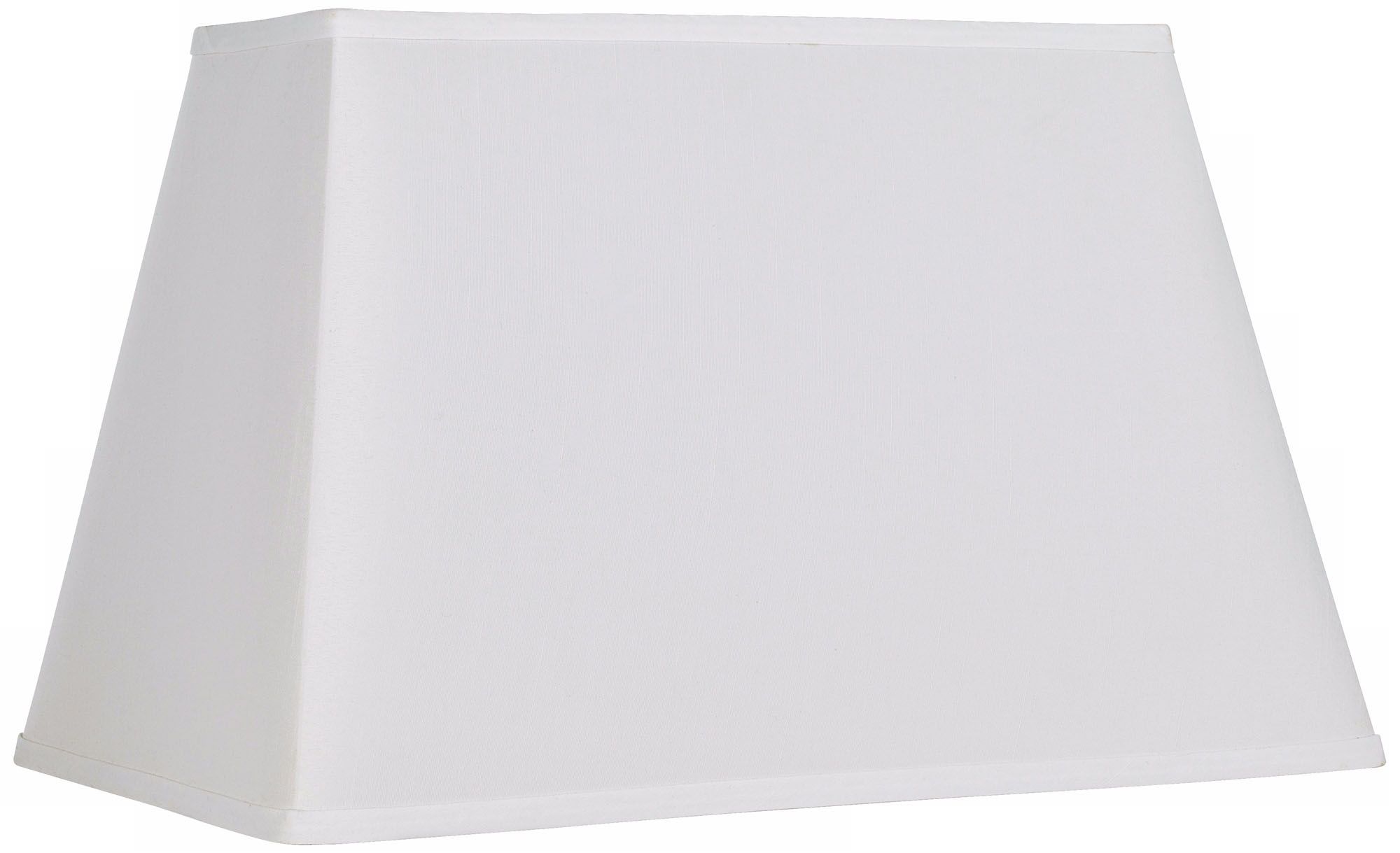 White Rectangular Shade (14x6)x(18x12)x12  (Spider)