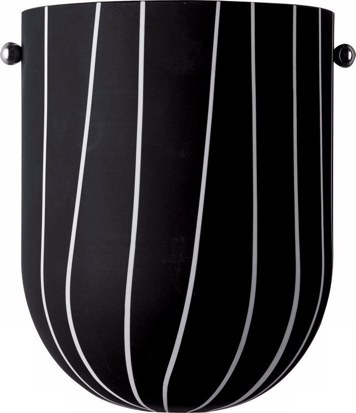 Metro Black and White Pocket Wall Sconce