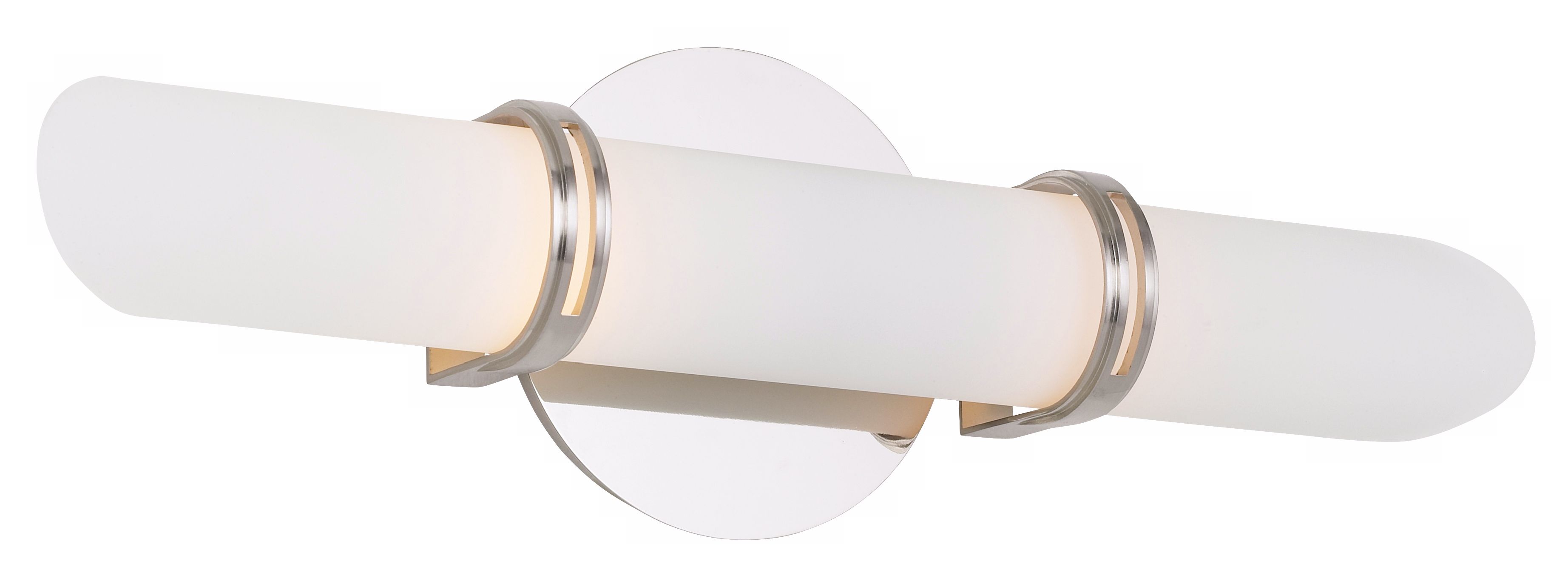 Possini Opal White 18" Wide ADA Compliant Bathroom Light