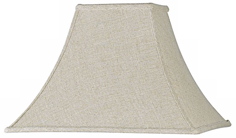 Linen Square Sided Lamp Shade 6x15x11 (Spider)