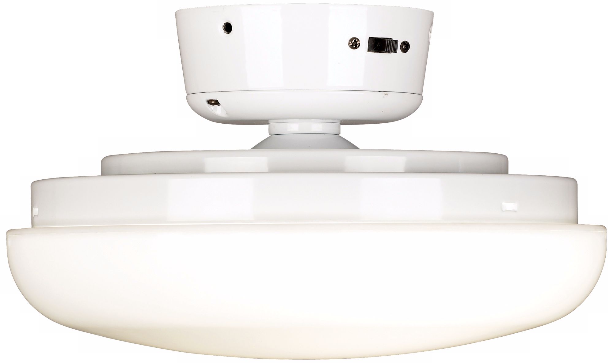 Energy Efficient Frosted Glass Ceiling Fan Light Kit