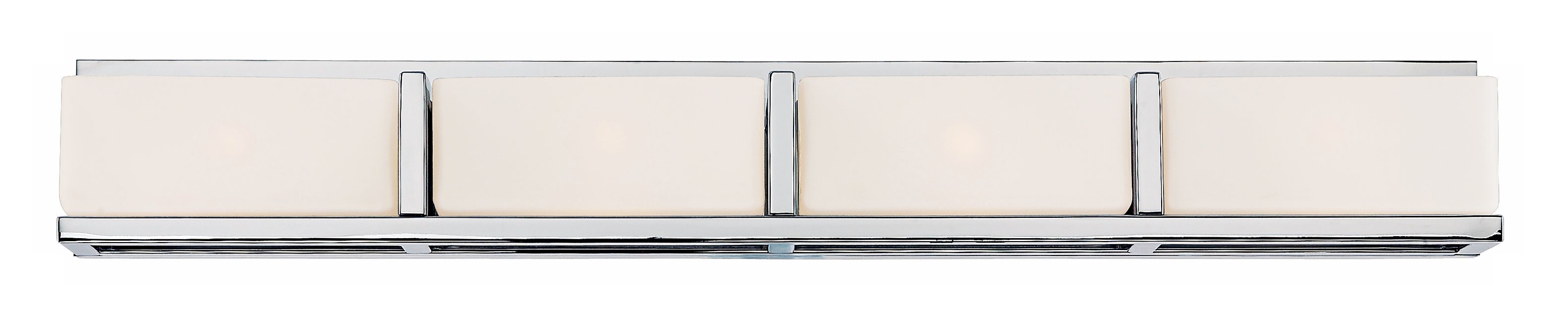 Possini Euro Opal Glass 32 1/2" Wide Bathroom Light