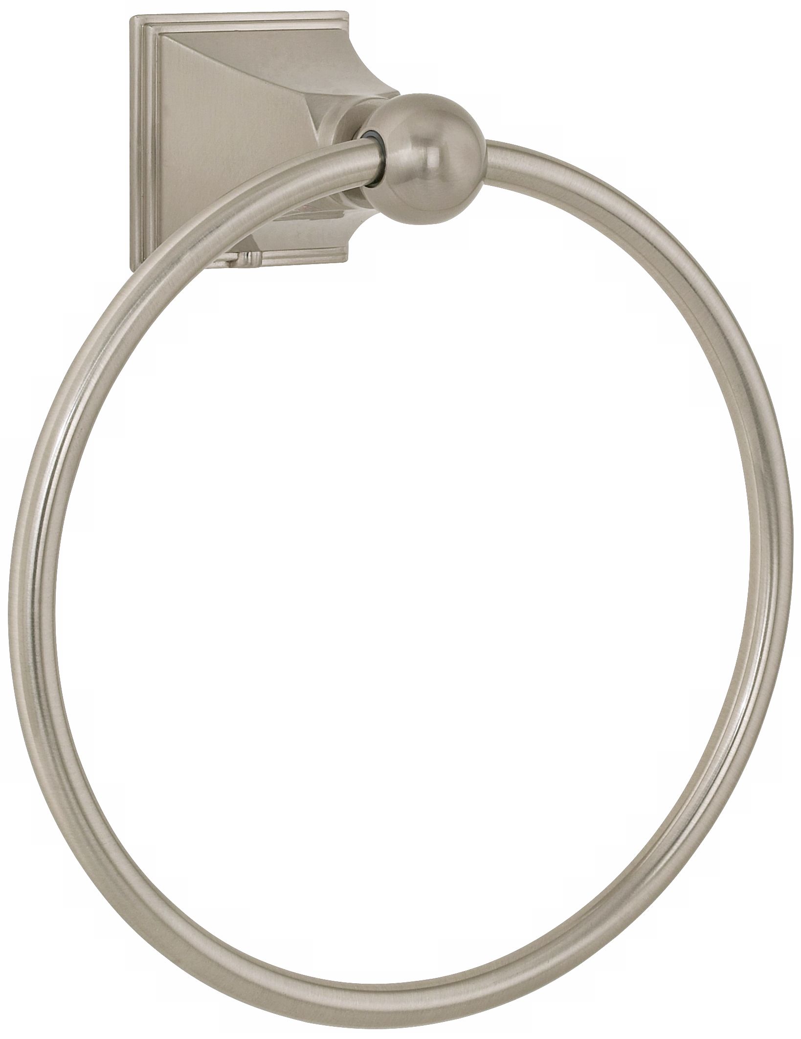 Mandalay Collection Satin Nickel Towel Ring