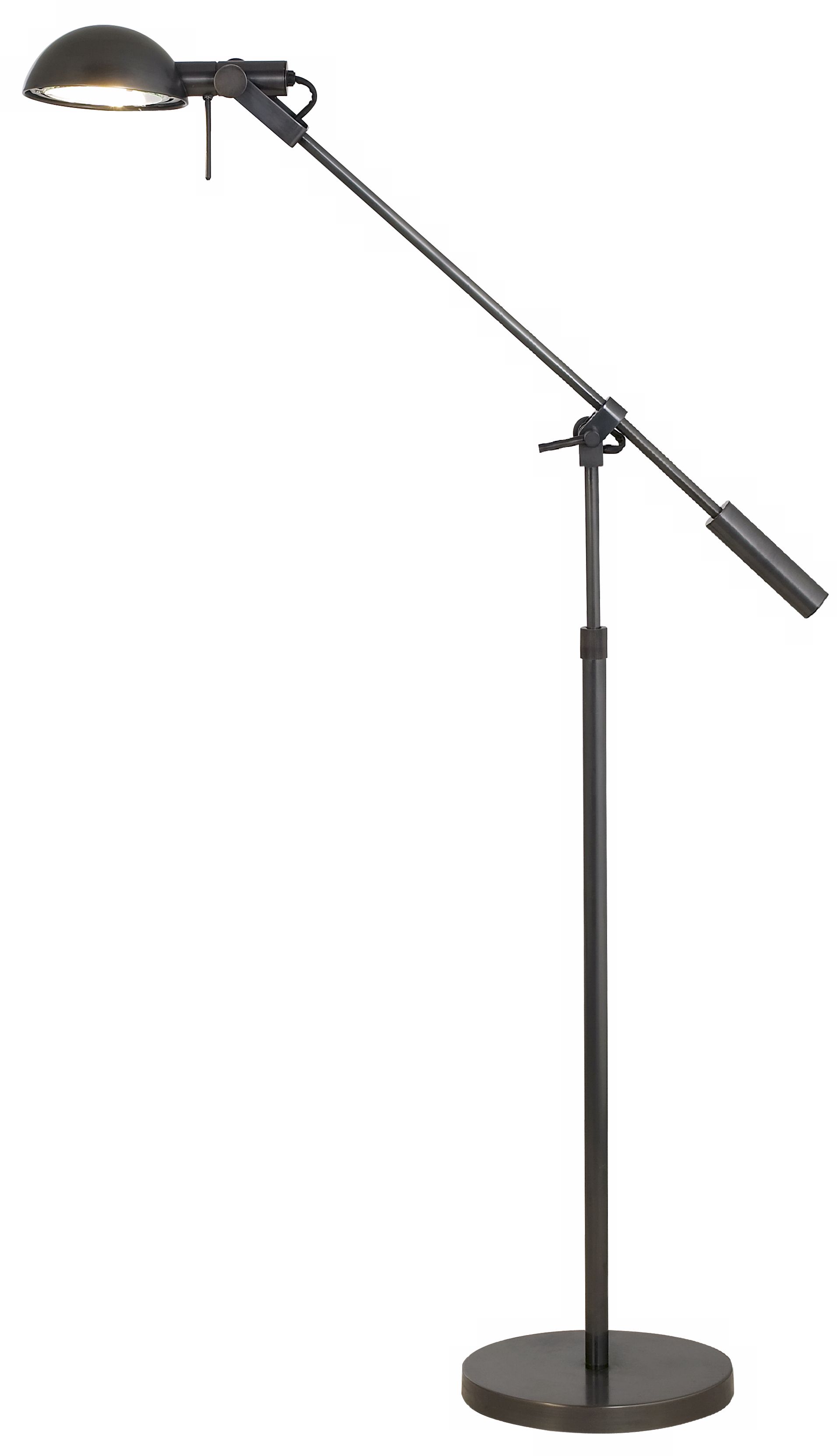 Sonneman Dome Boom Arm Floor Lamp