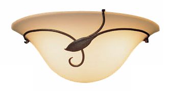 Hubbardton Forge Left Leaf and Stem Pocket Wall Sconce