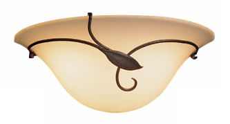 Hubbardton Forge Right Leaf and Stem Pocket Wall Sconce