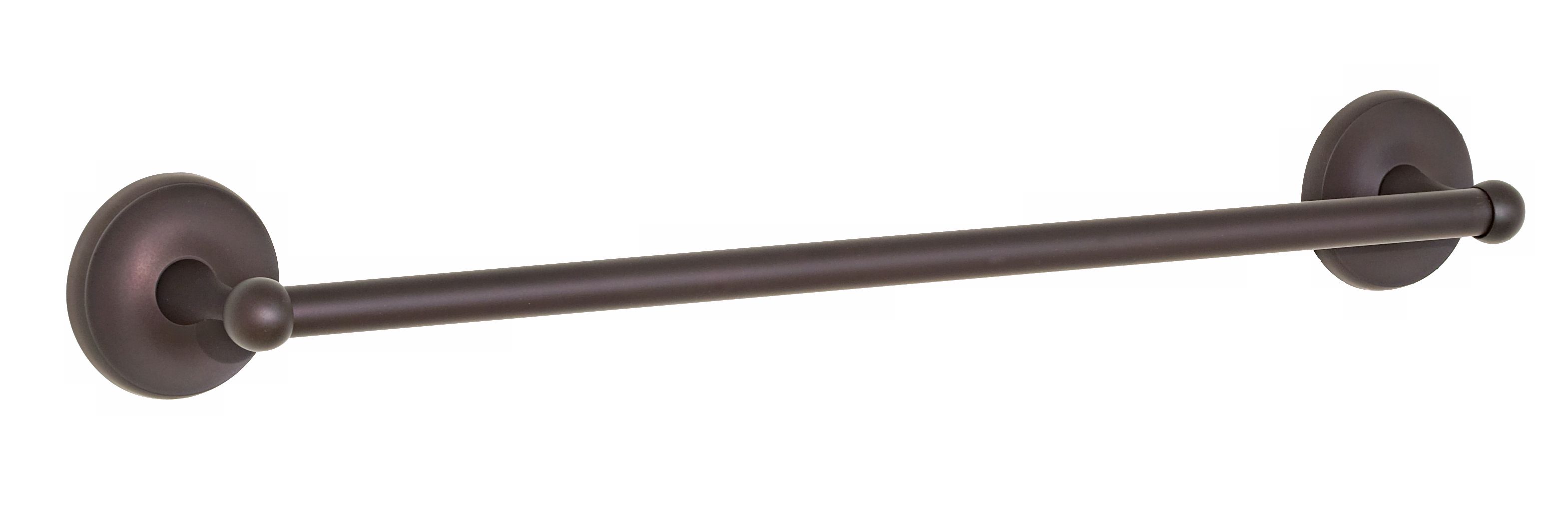 Oil Rubbed Bronze Finish Classic 18" Wide Towel Bar