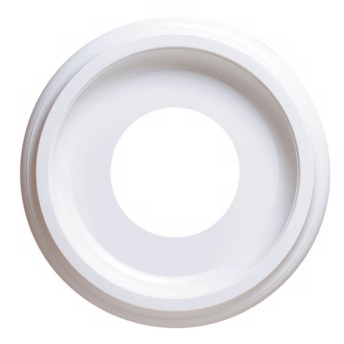 10" Diameter White Finish Decorative Ceiling Medallion