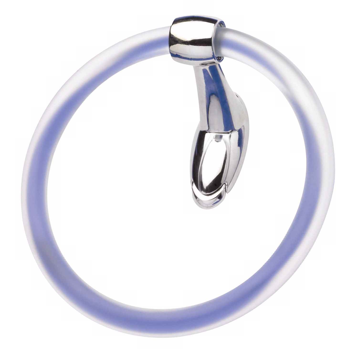 Blue Frost Collection Circular Towel Ring