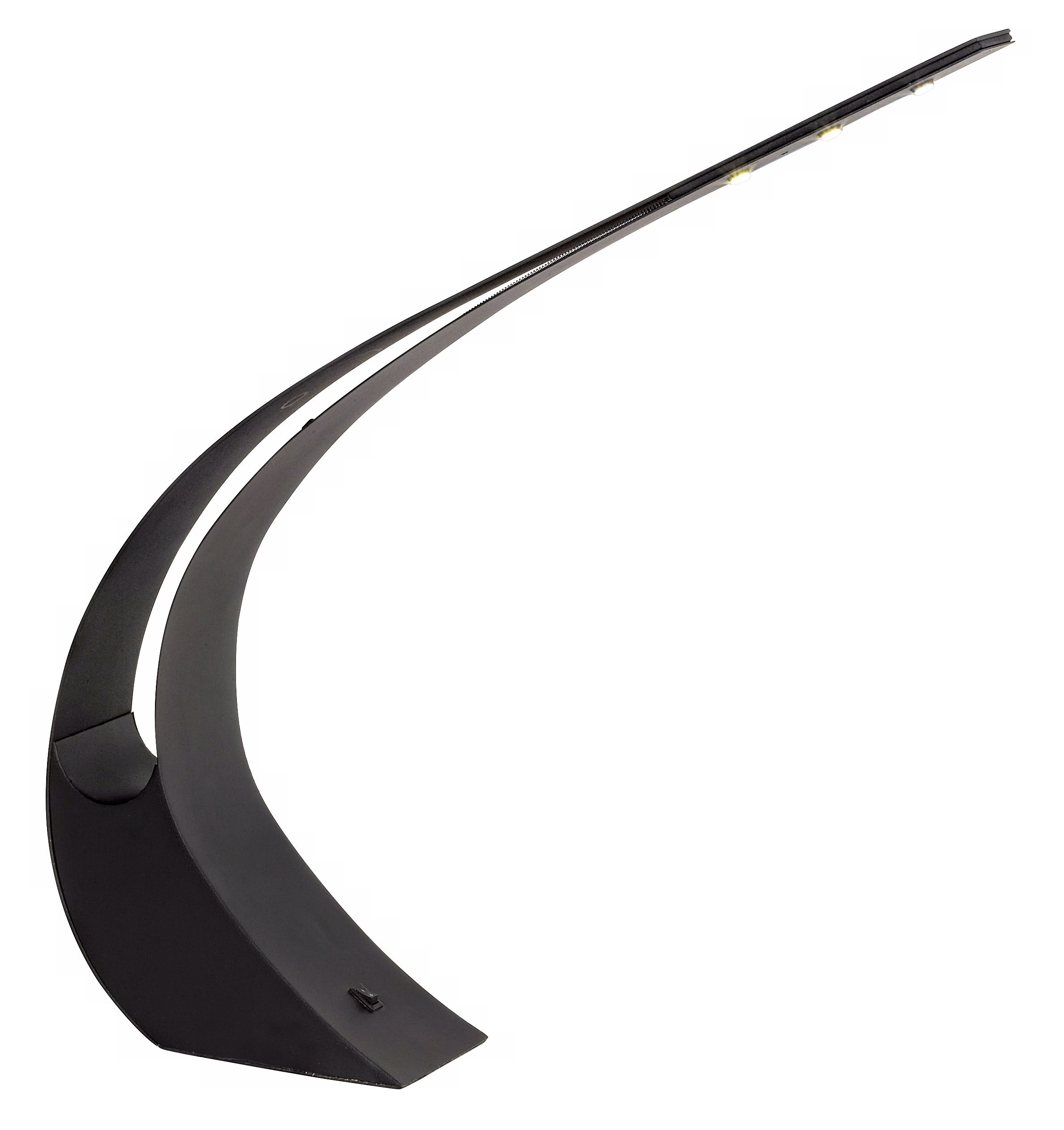 Curved Black LED Desk Lamp