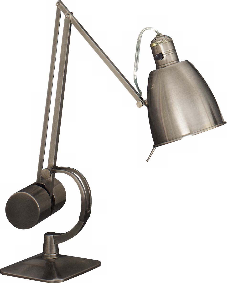 Robert Abbey JoJo Antique Nickel Desk Lamp