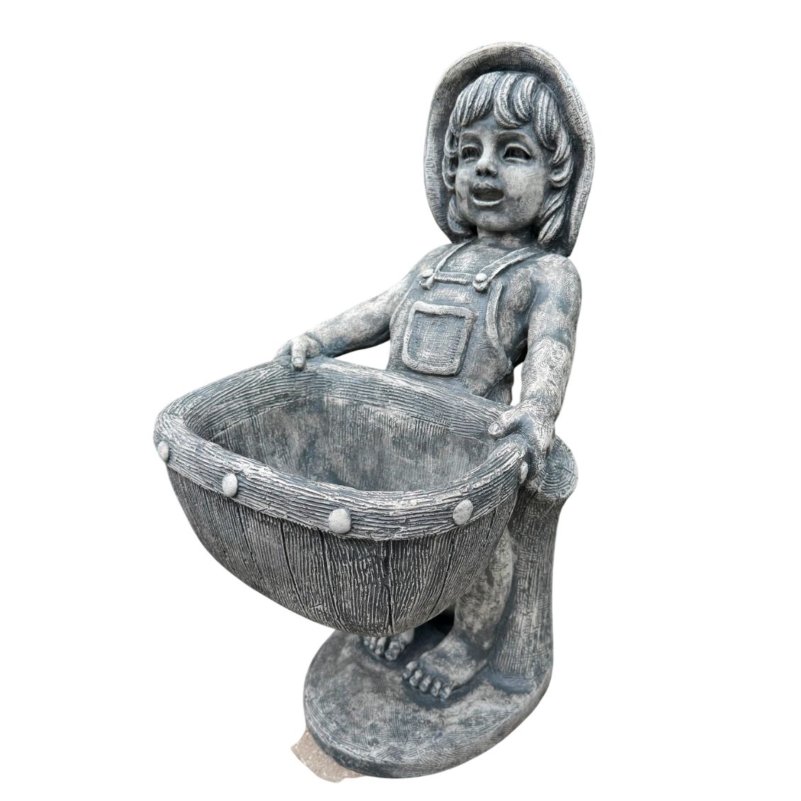 Petite Girl Planter Garden Accent