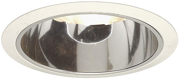 Juno 6" Clear Alzak White Finish Recessed Light Trim