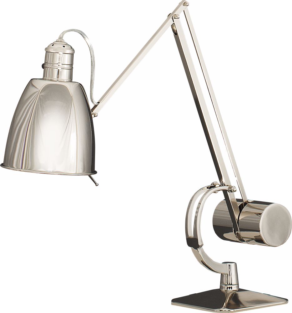 Robert Abbey JoJo Nickel Finish Adjustable Desk Lamp