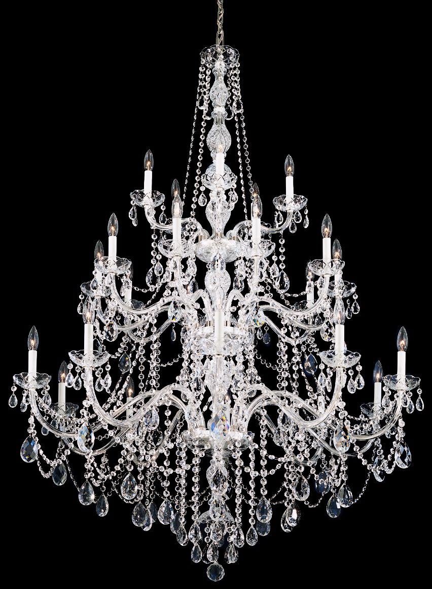Schonbek Lillian Collection Ten Light Crystal Chandelier