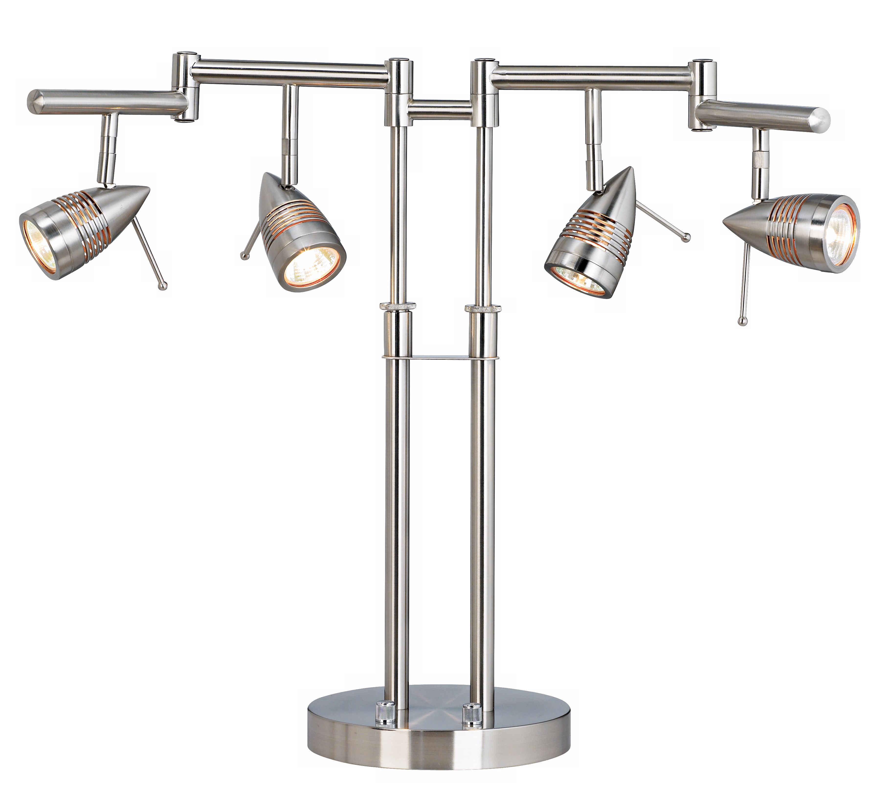 Four Light Bullet Head Desk Lamp