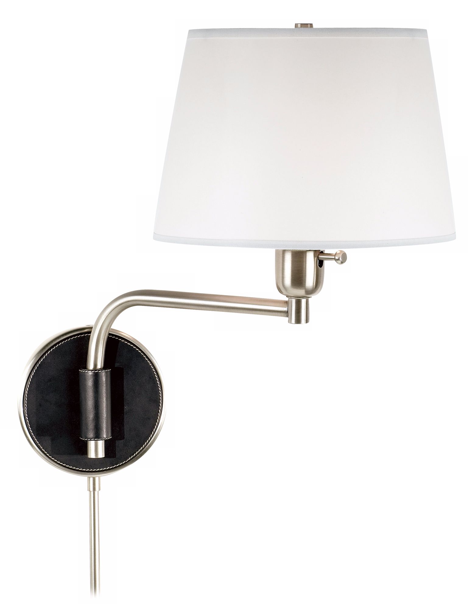 Kensington Collection Plug-In Style Swing Arm Wall Lamp