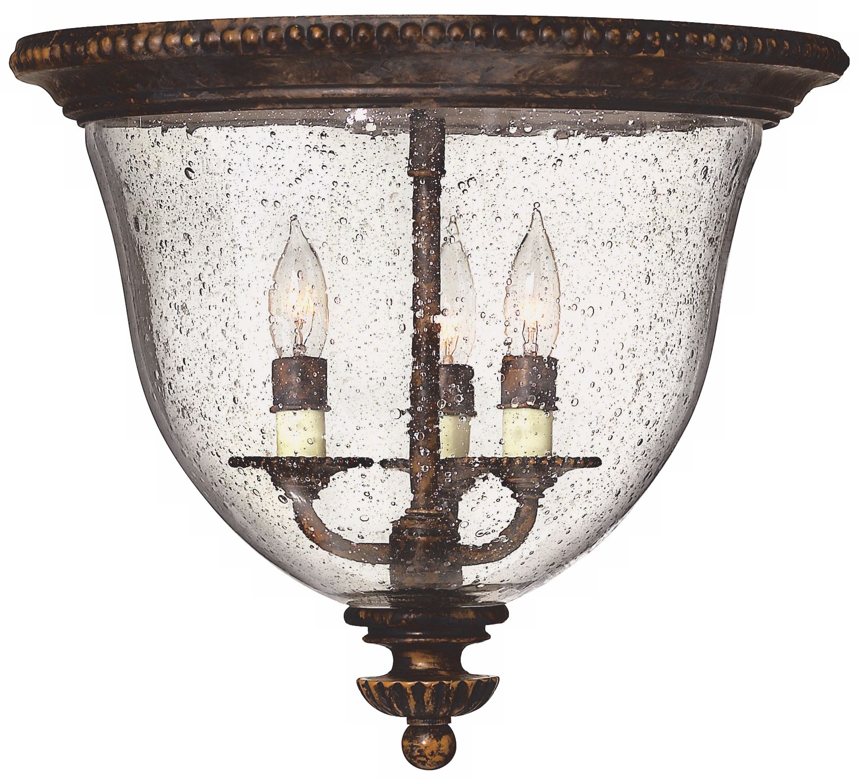 Hinkley Rockford Bronze 14 1/2" Wide Ceiling Light