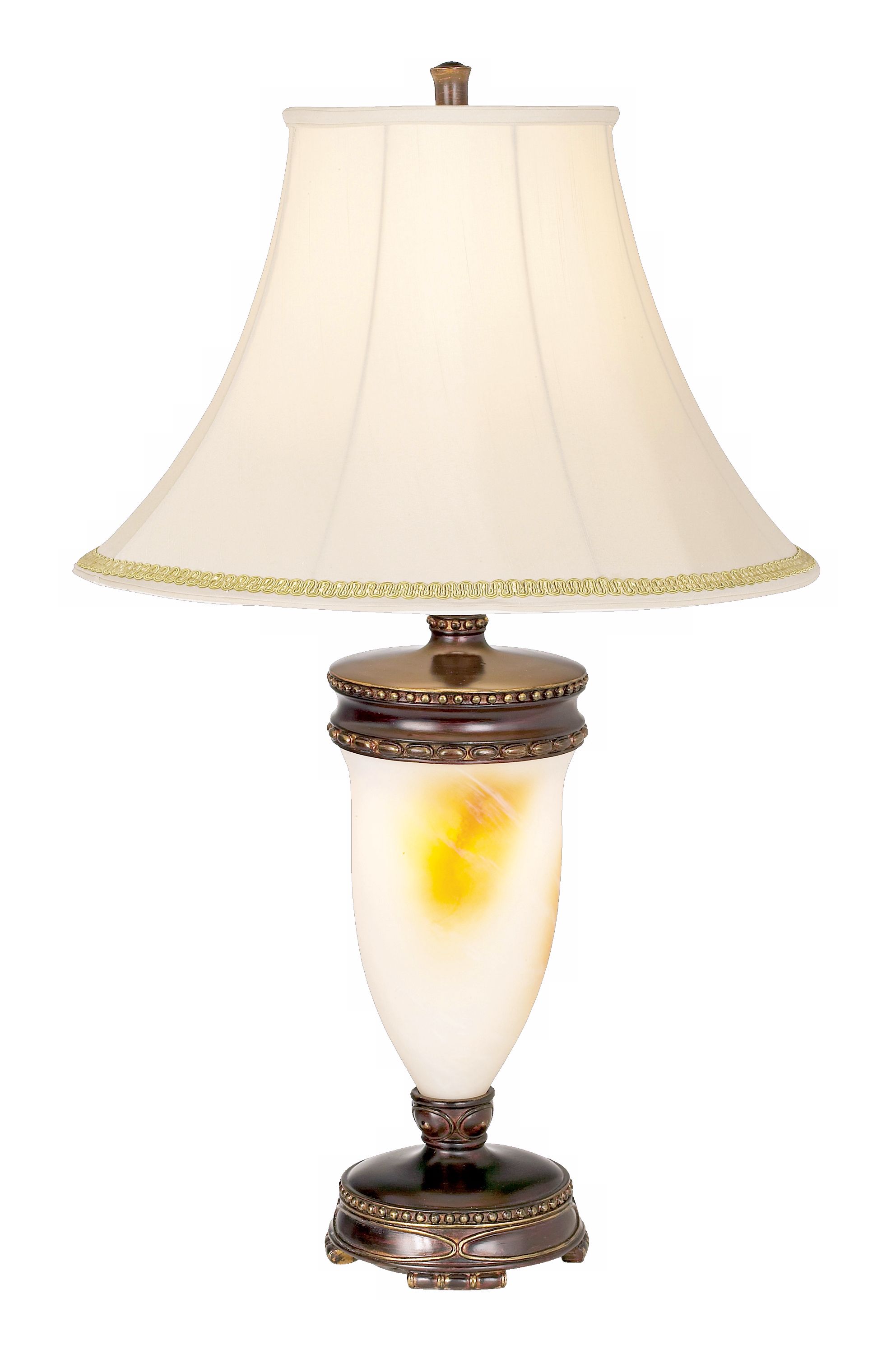 Possini Alabaster Glass Night Light Table Lamp