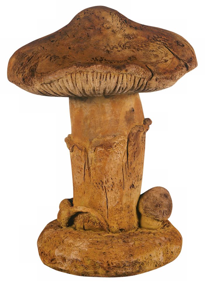 Henri Studios Large Single Mushroom Garden Sculpture