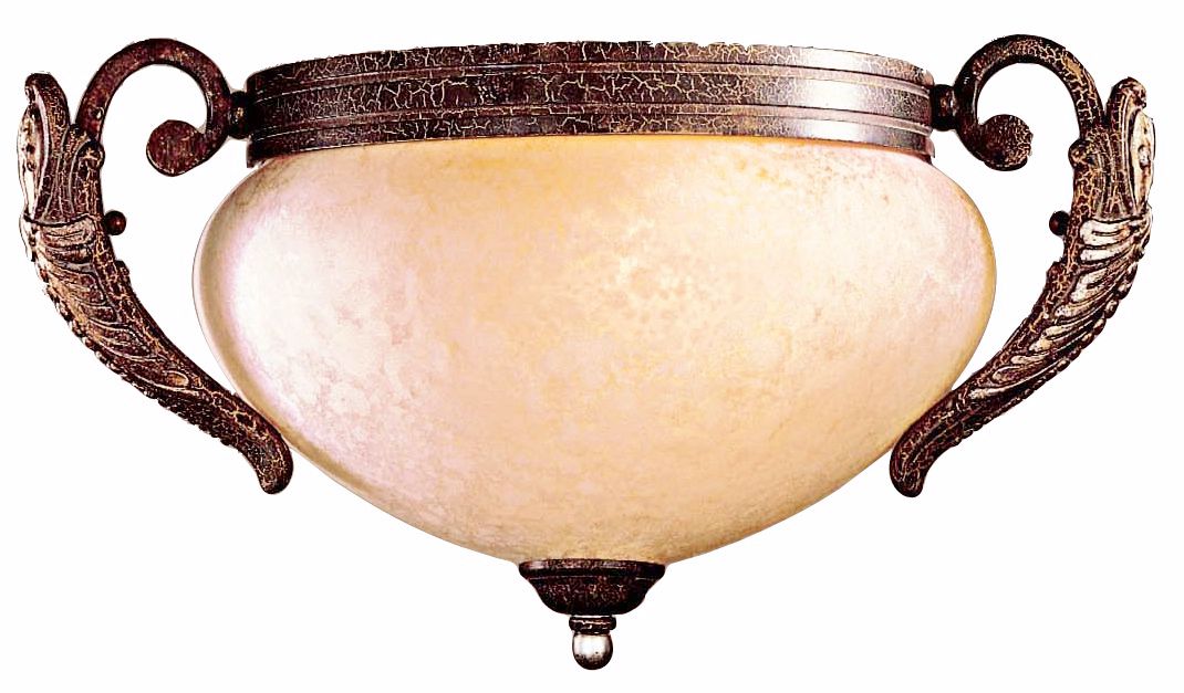 Camden Collection 16 3/4" Wide Bowl Wall Sconce