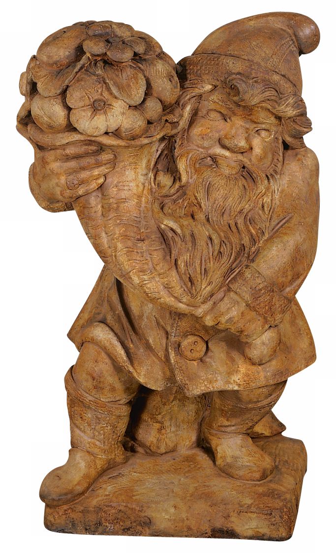 Henri Studios Gnome of Plenty Garden Accent Sculpture