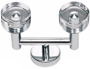 Optimism Polished Chrome 3 1/2" Wide Bath Hook