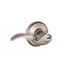 Schlage Avanti Satin Nickel Keyed Door Lever