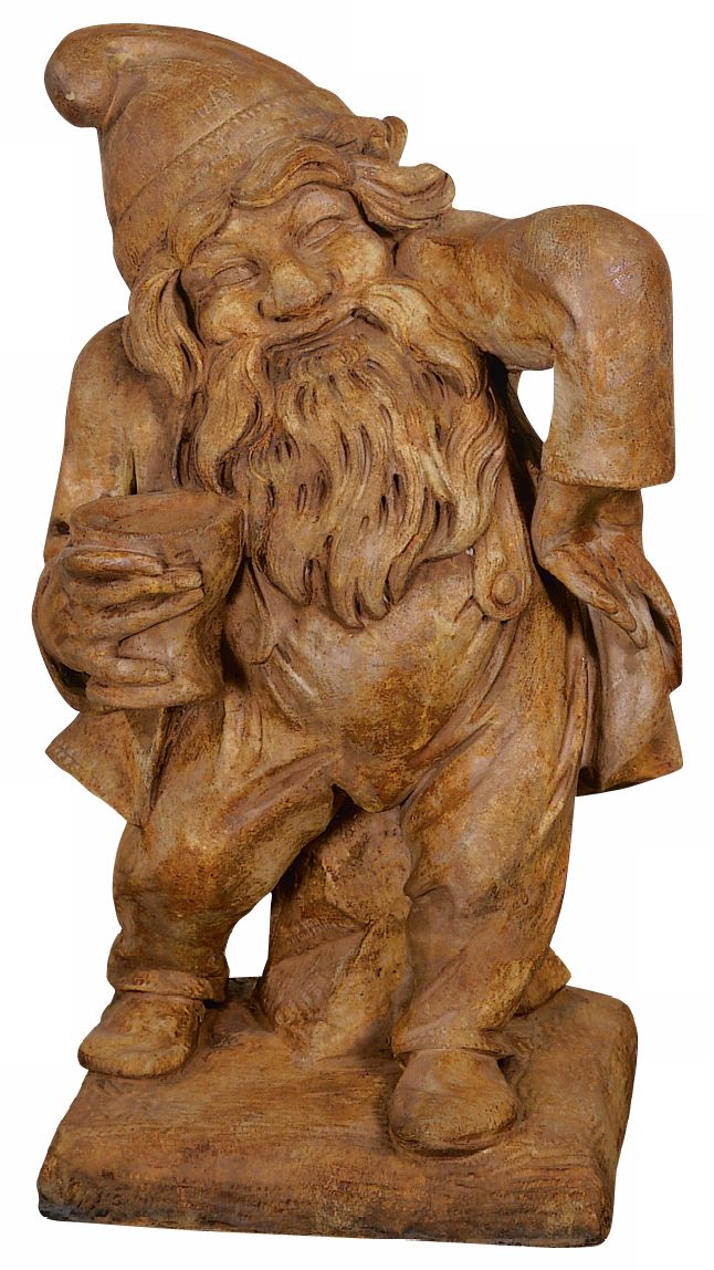 Henri Studios Garden Gnome of Merriment Accent Sculpture