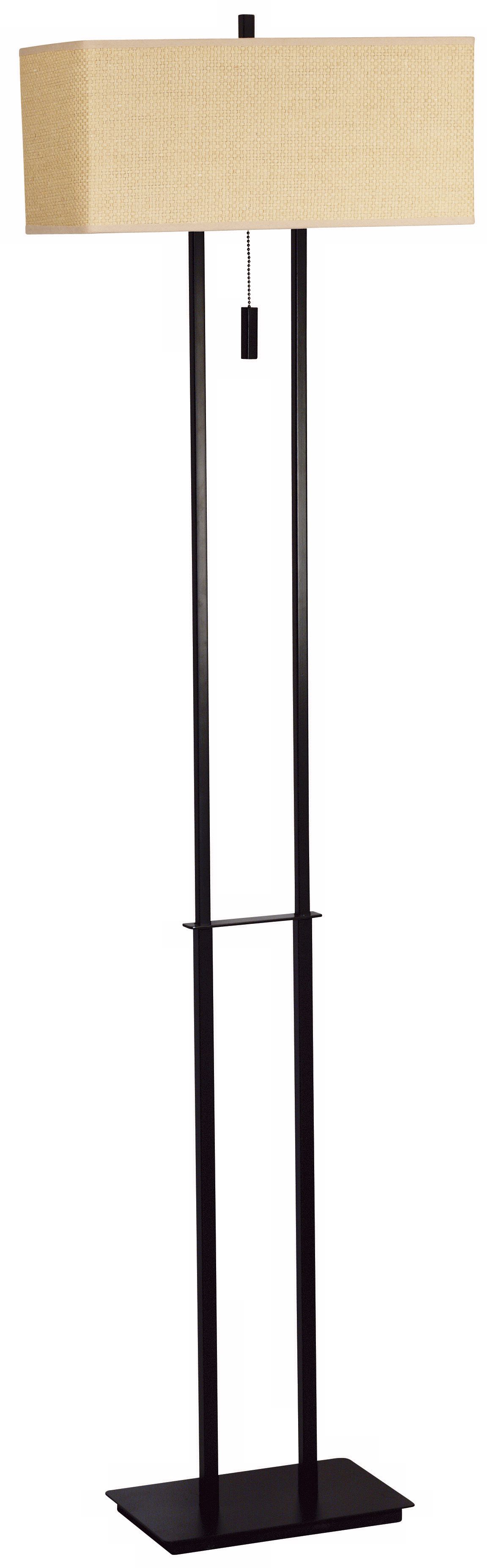 Emilio Double Tier Bronze Floor Lamp
