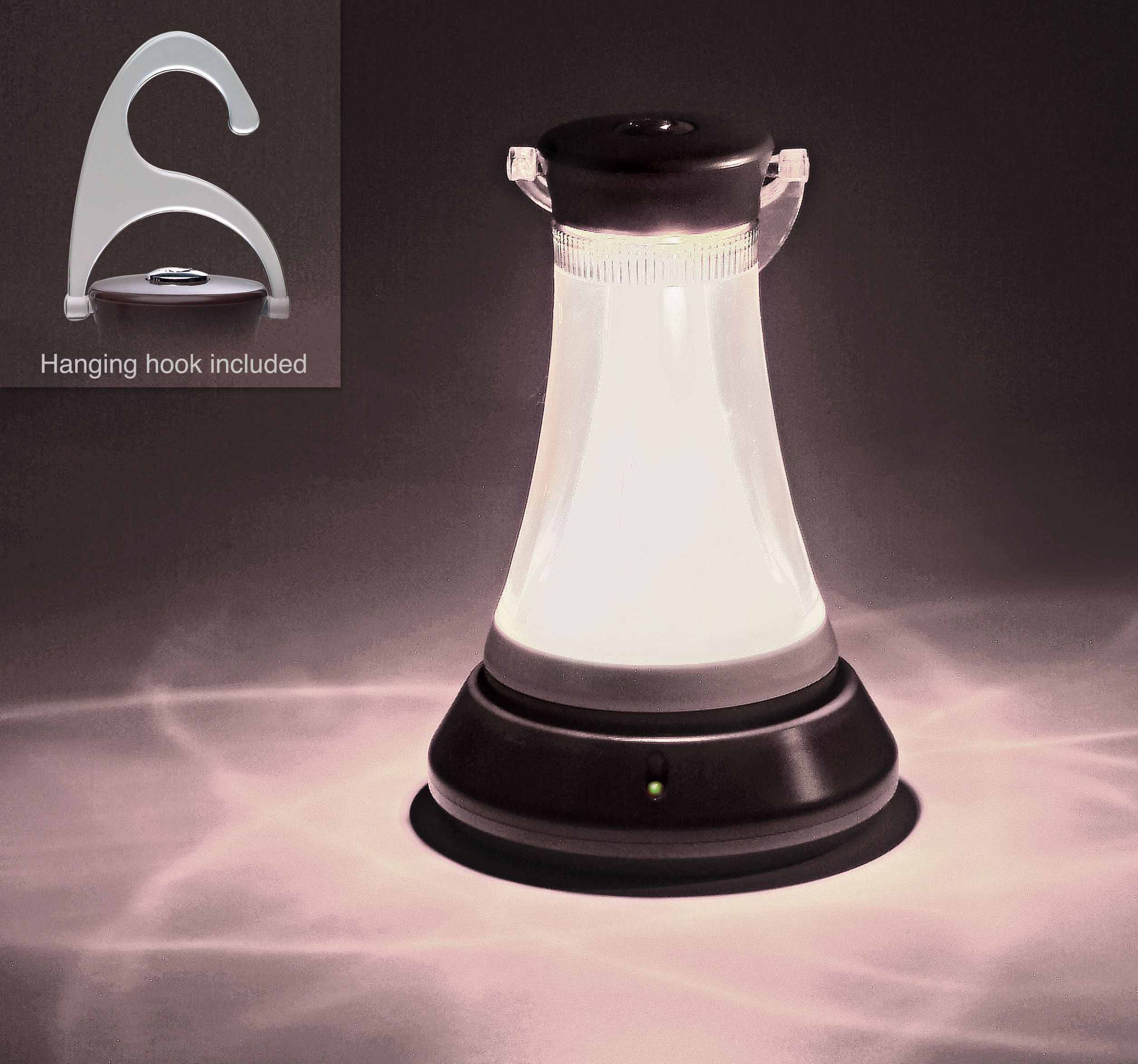 Rechargeable LED Black Finish Atmosphere Light