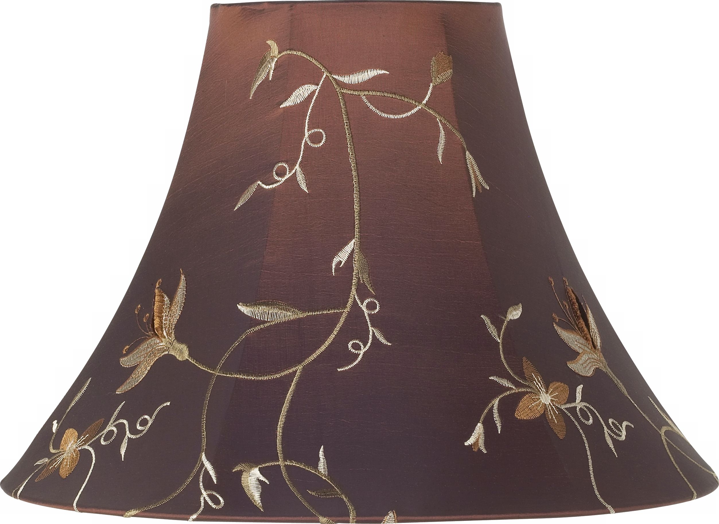 Embroidered Copper Bell Shade 6x15x11 (Spider)