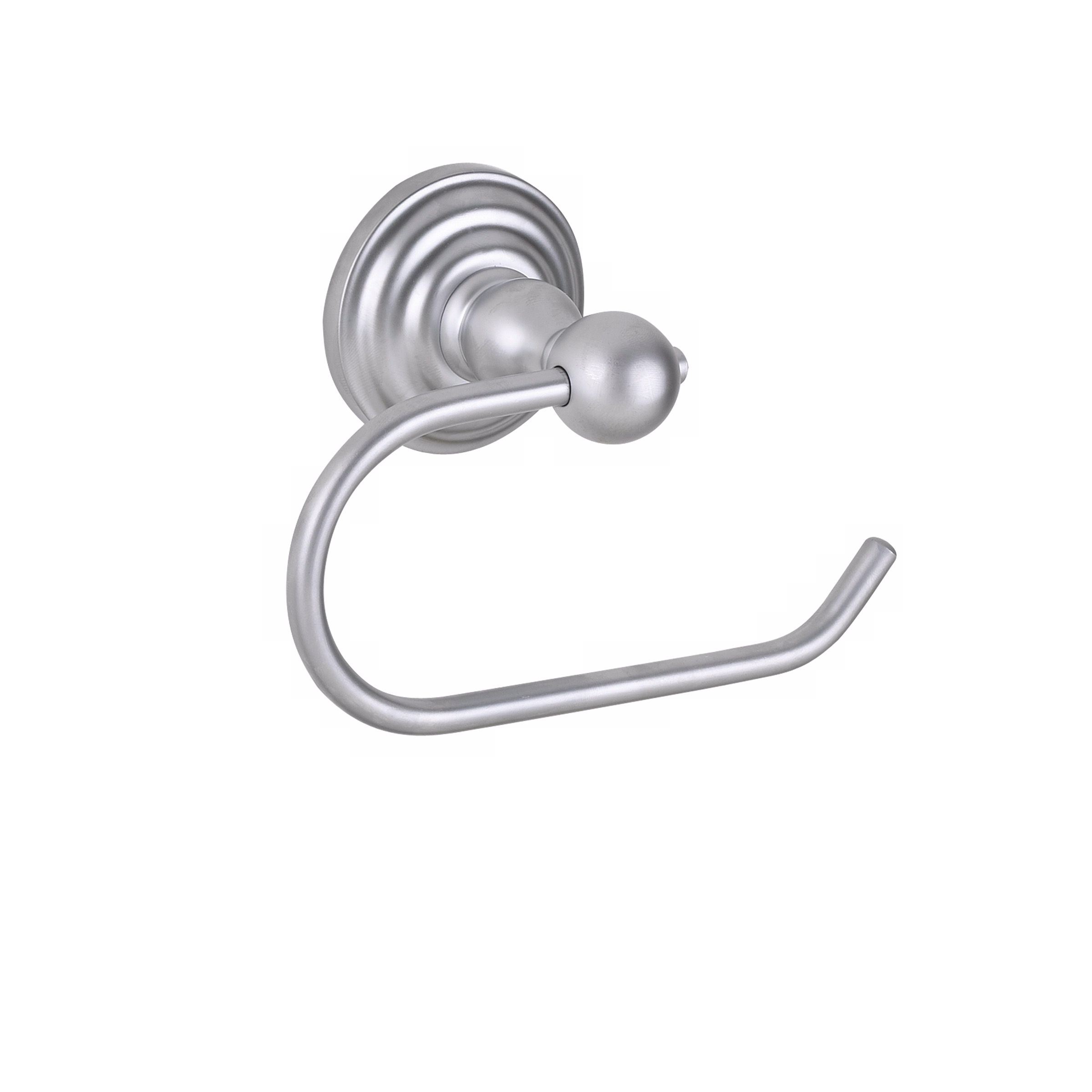 Brentwood Euro Style Satin Chrome Toilet Paper Holder