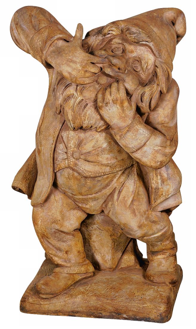 Henri Studios Prankster Garden Gnome Yard Sculpture