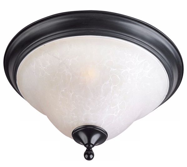 Black and Ice 16"  Wide Ceiling Light Fixture