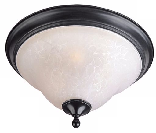Black and Ice 13" Wide Ceiling Light Fixture
