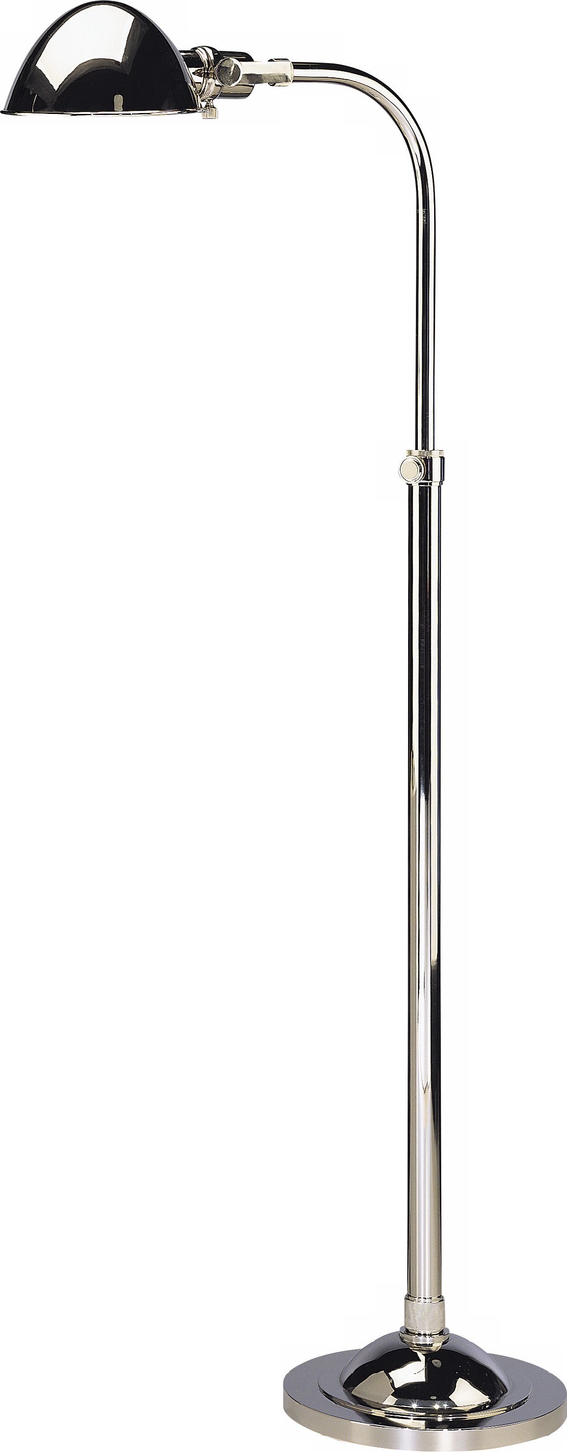 Robert Abbey Alvin Pharmacy Floor Lamp Polished Nickel