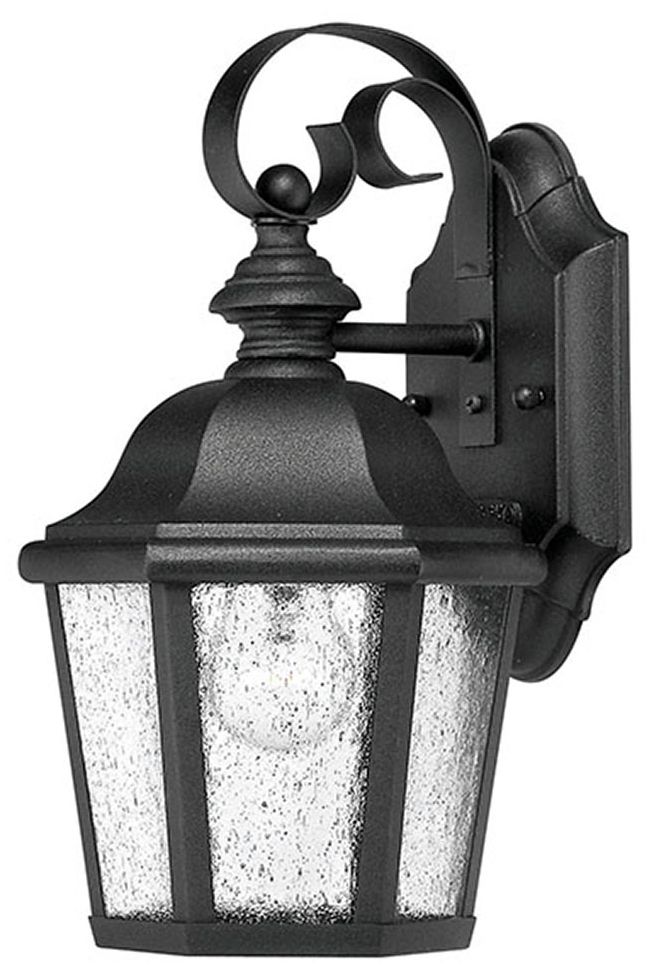 Hinkley Edgewater Black 11" High Outdoor Wall Light