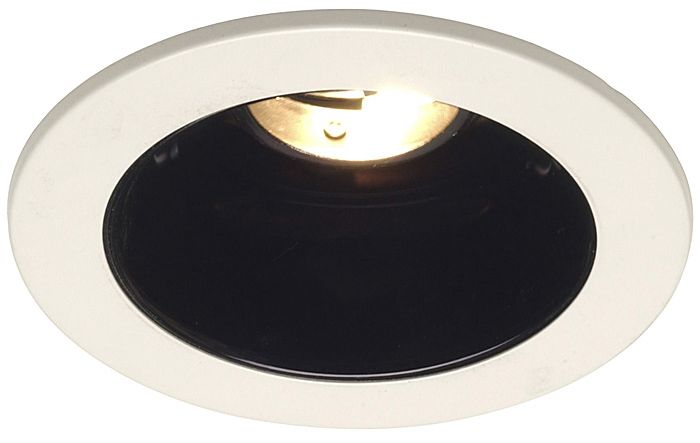 Juno 4" Low Voltage Black Alzak Recessed Light Trim