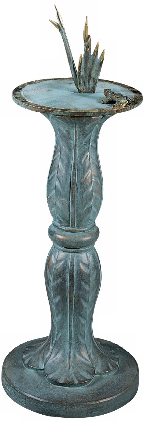 Cattails Sundial Ensemble Garden Accent