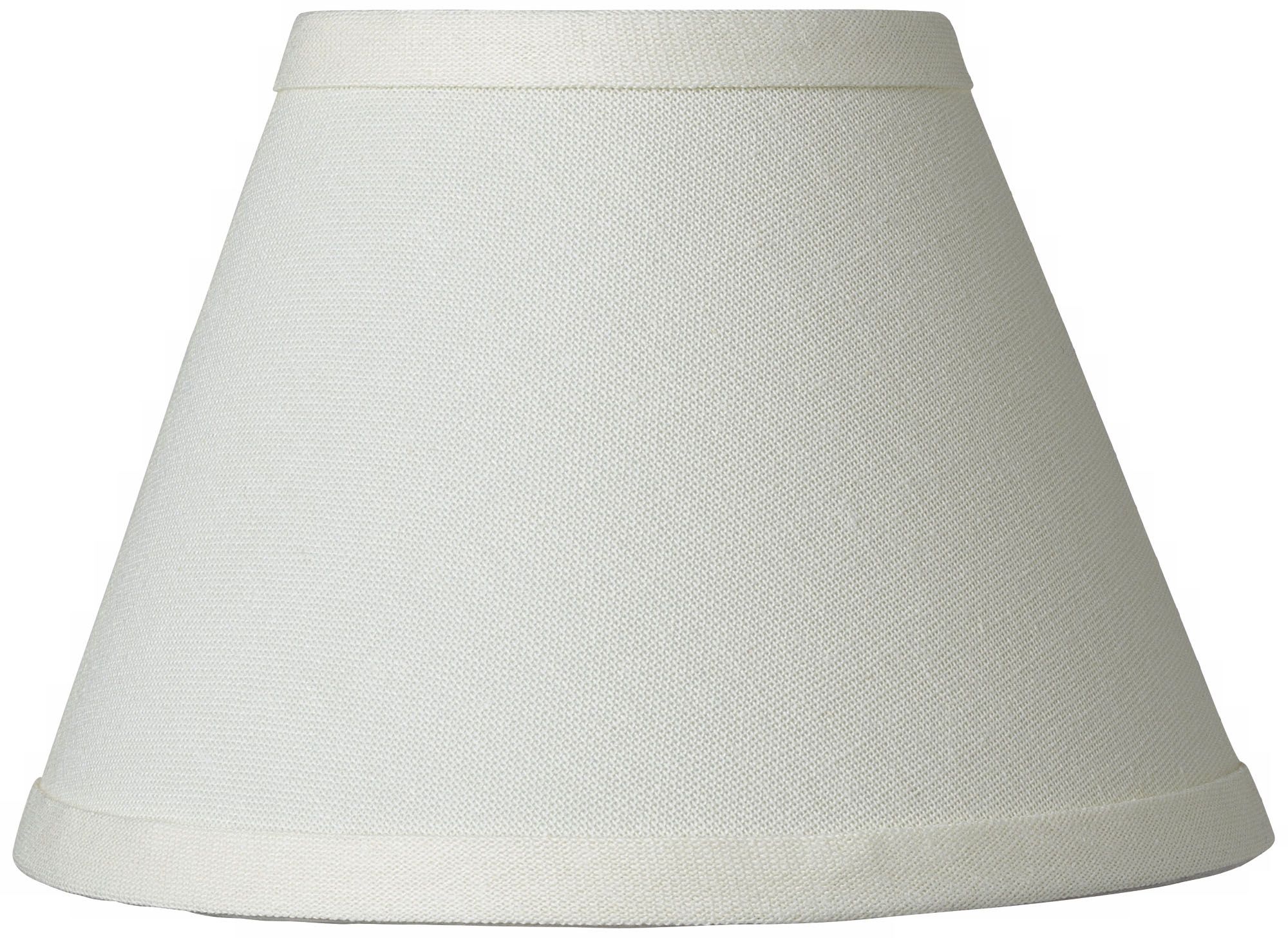 Cream Chandelier Lamp Shade 3.5x7x5 (Clip-On)