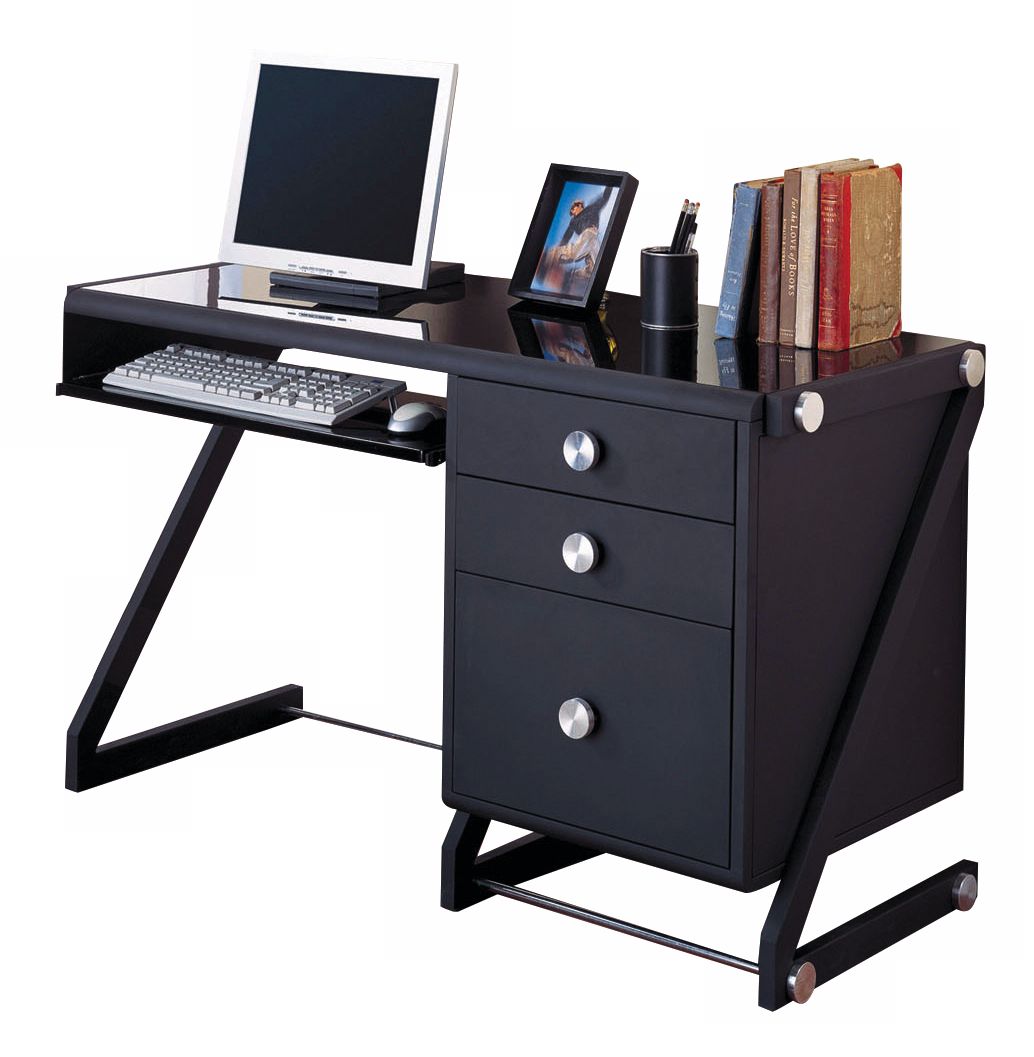 Z Bedroom Collection Black Finish Desk