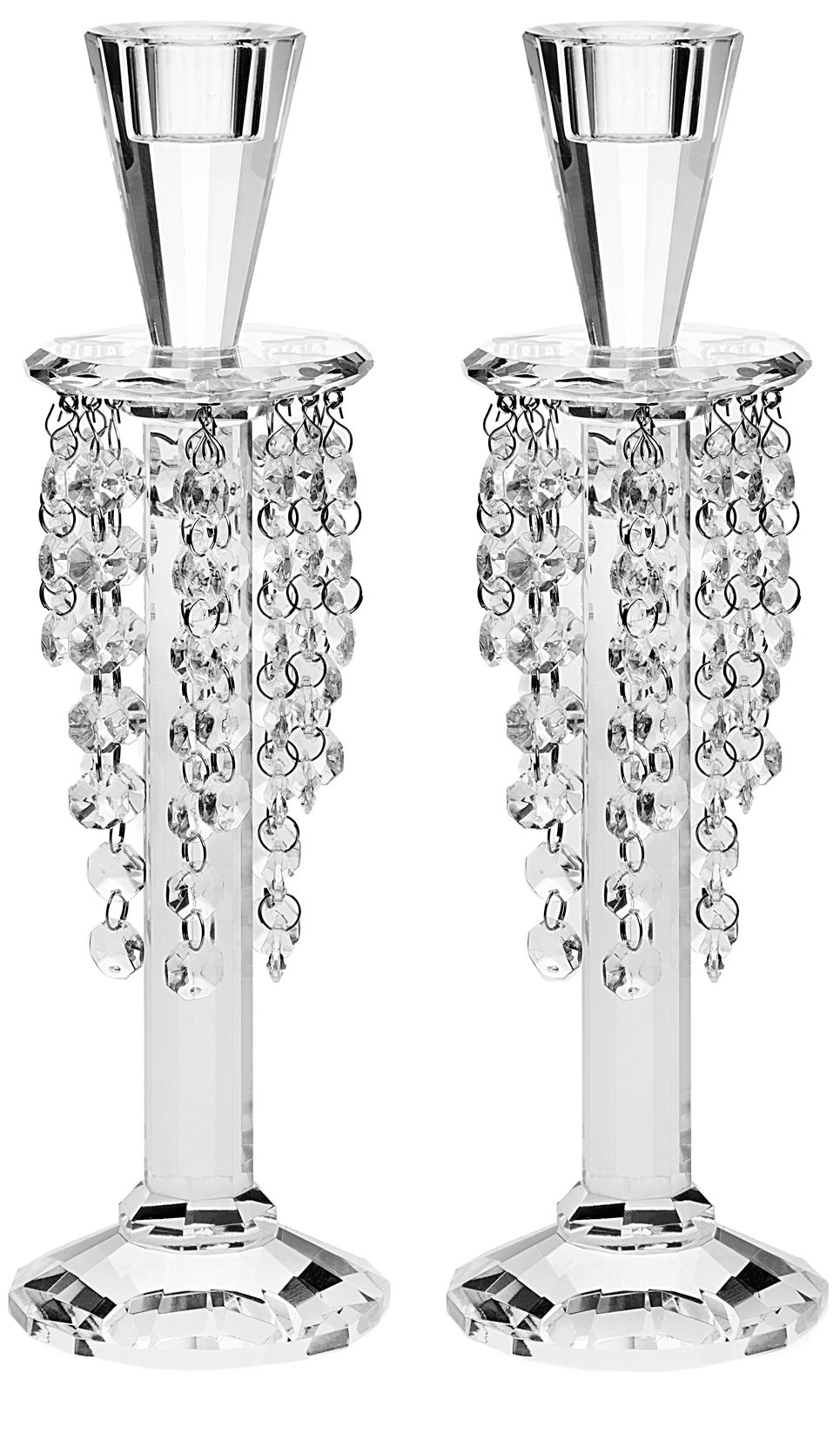 Godinger Barcelona 12" Crystal Candlestick