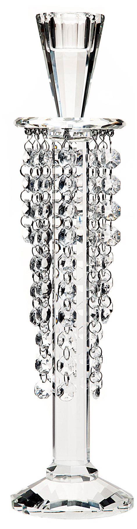 Godinger Barcelona 14" Crystal Candlestick