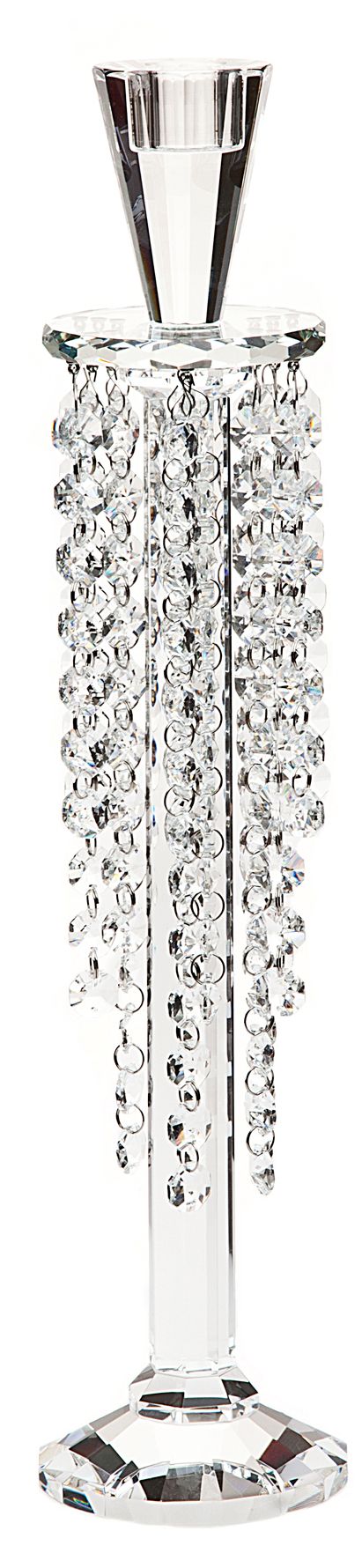 Godinger Barcelona 16" Crystal Candlestick