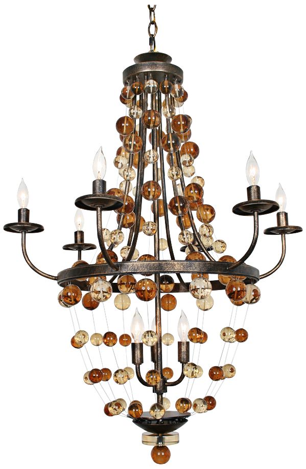 Legacy Palace 36" High Colden Ochre Chandelier