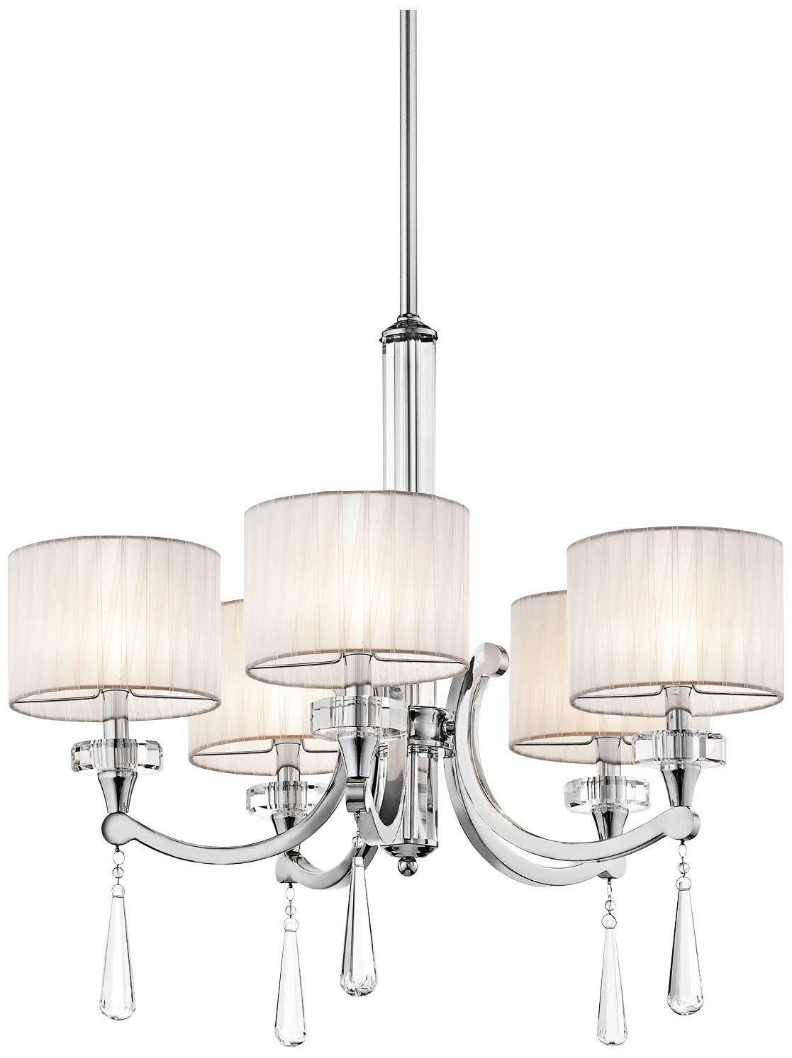 Kichler Parker Point 26" Wide Chrome Chandelier