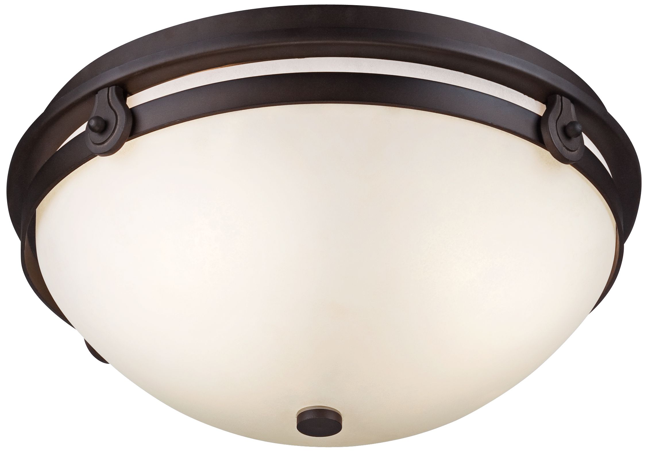 Collins 14" Wide Oil-Rubbed Bronze Flushmount Ceiling Light